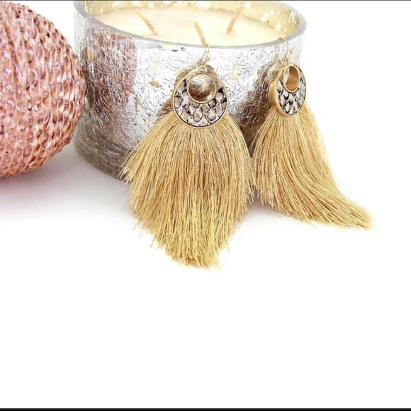 Snakeskin Tassel Earring-LAST PAIR ☝️ - Picture 6 of 6